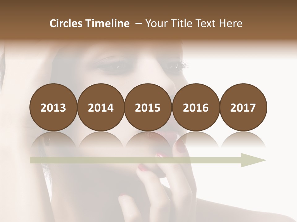 Portrait Fingers Skincare PowerPoint Template