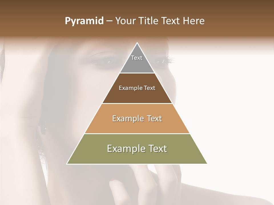 Portrait Fingers Skincare PowerPoint Template