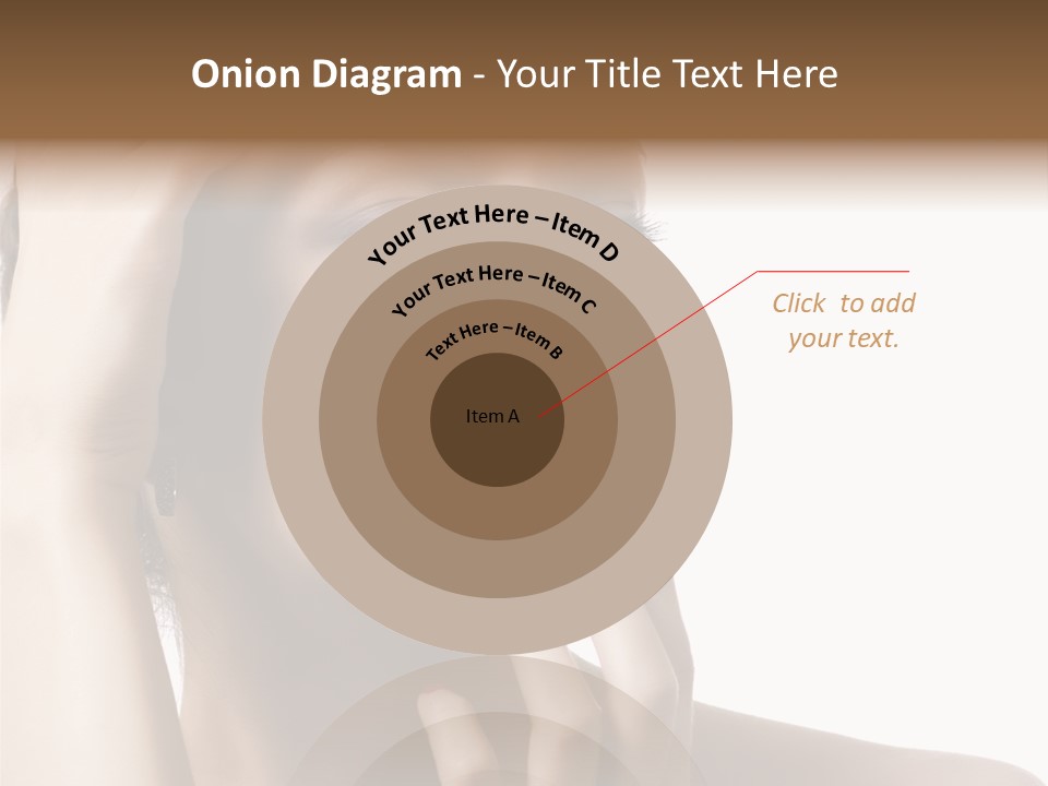 Portrait Fingers Skincare PowerPoint Template
