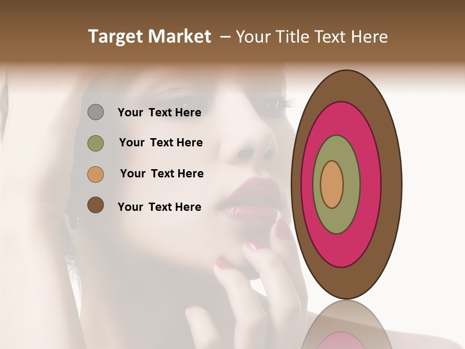 Portrait Fingers Skincare PowerPoint Template