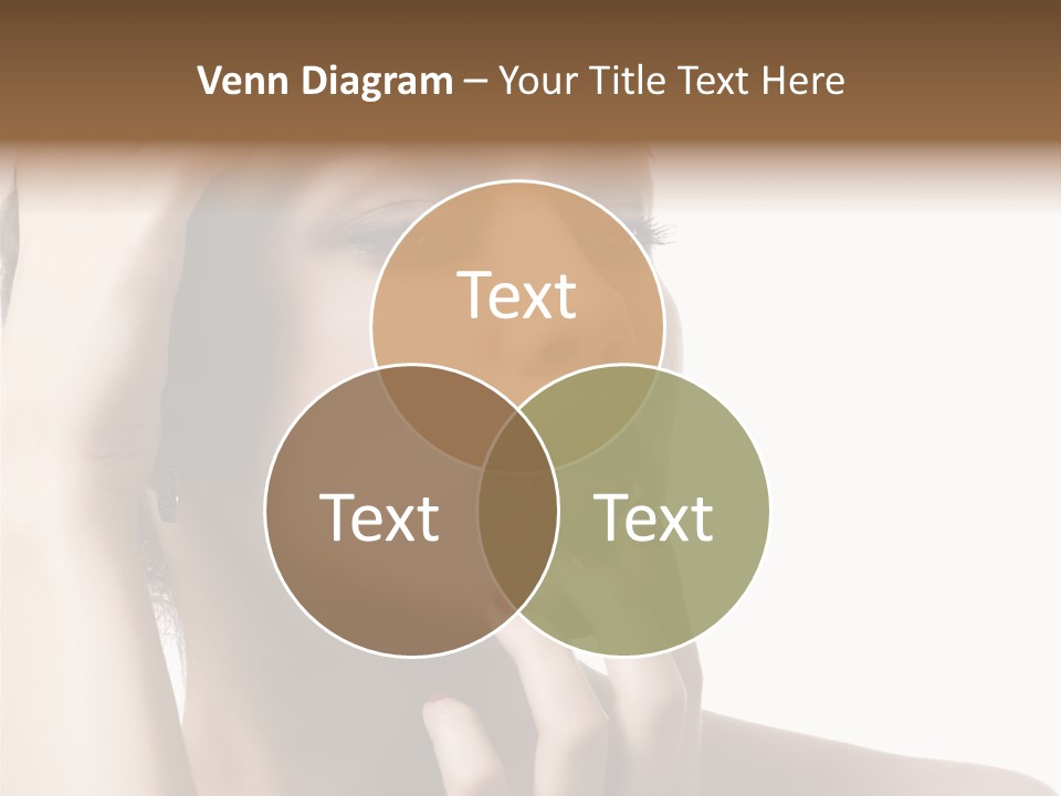 Portrait Fingers Skincare PowerPoint Template