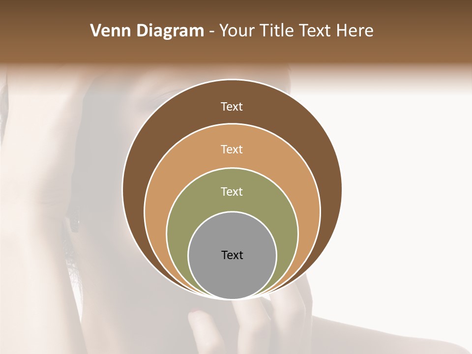 Portrait Fingers Skincare PowerPoint Template