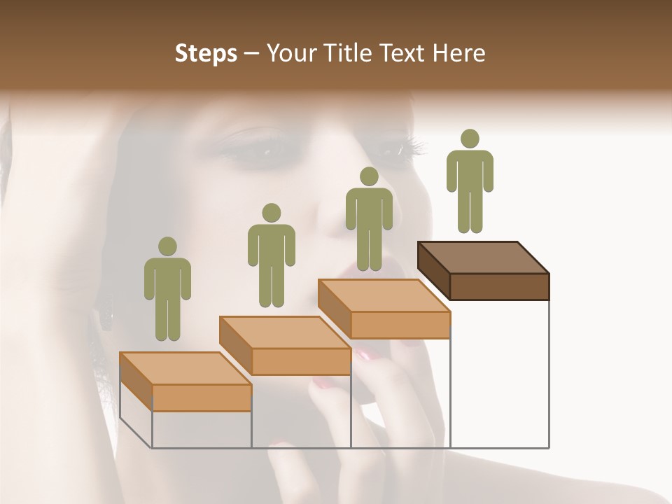 Portrait Fingers Skincare PowerPoint Template