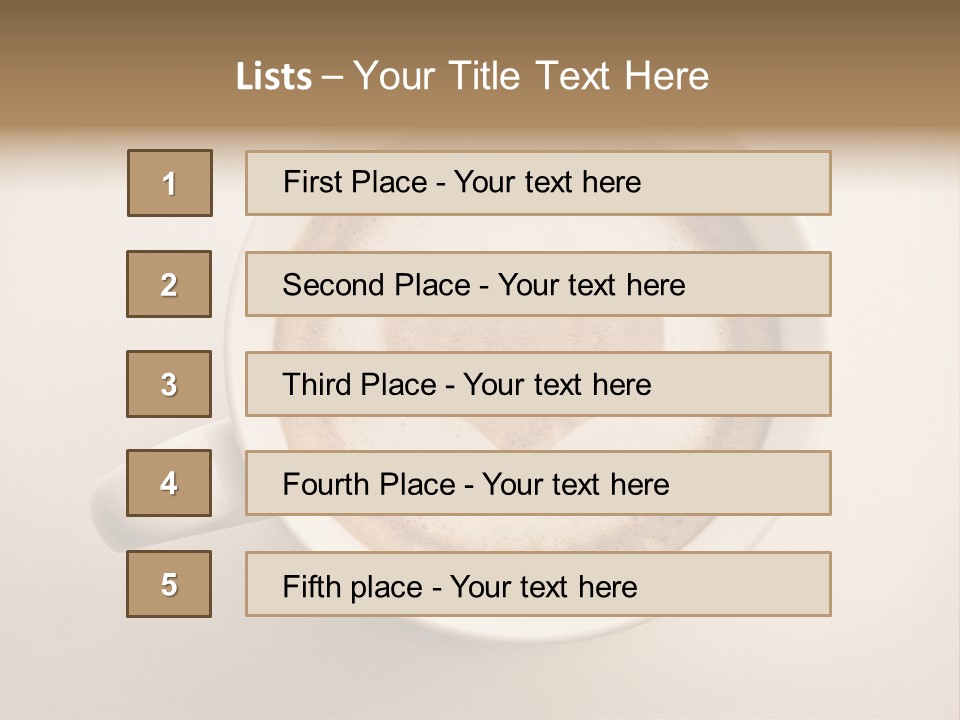 Cordia Passion Foam PowerPoint Template