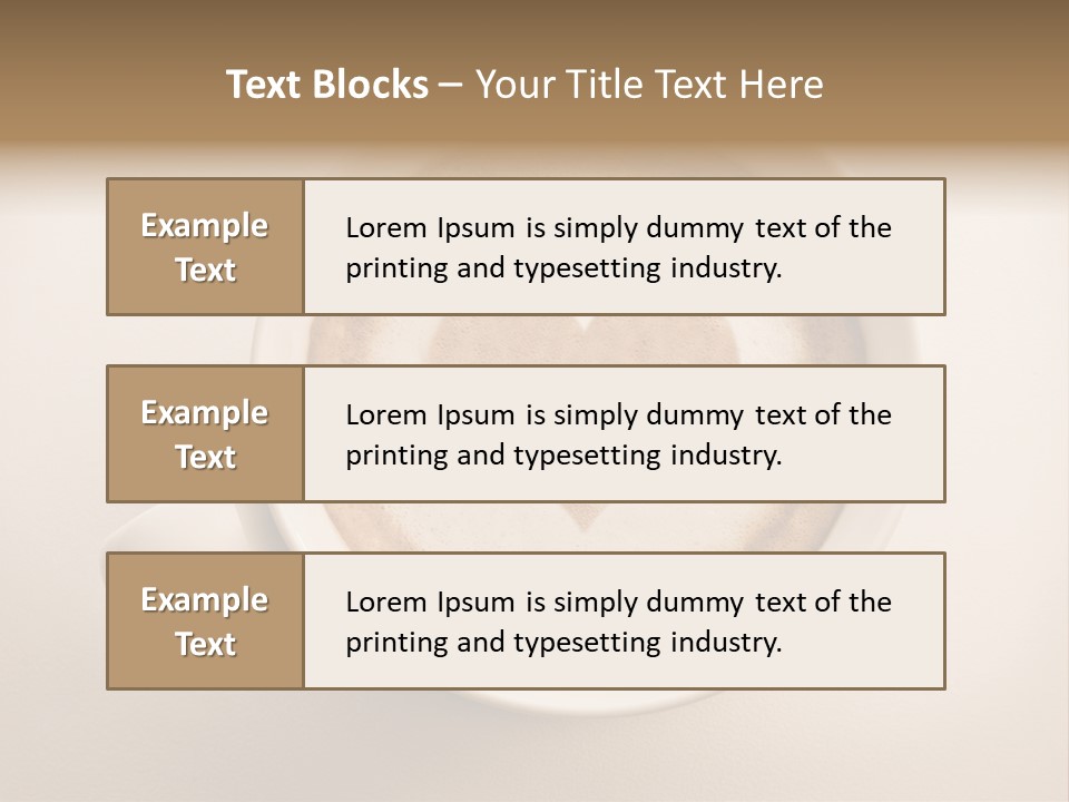 Cordia Passion Foam PowerPoint Template