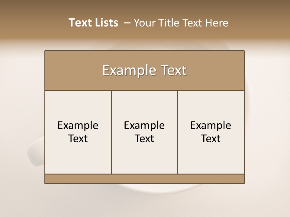 Cordia Passion Foam PowerPoint Template