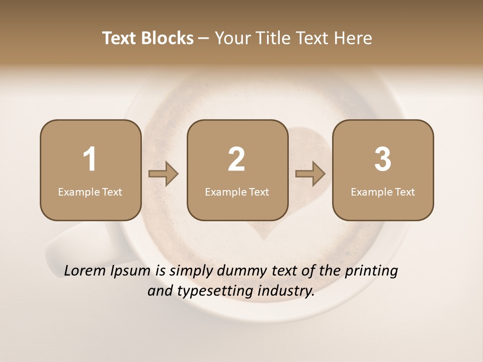 Cordia Passion Foam PowerPoint Template