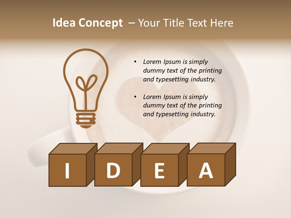 Cordia Passion Foam PowerPoint Template