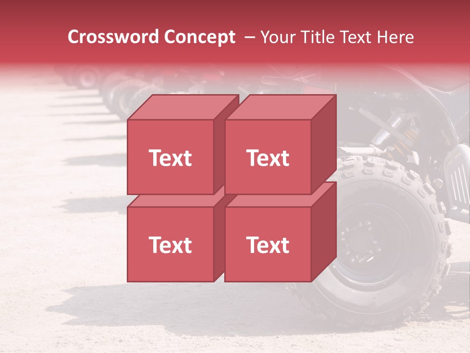Dirt Machine Quad PowerPoint Template