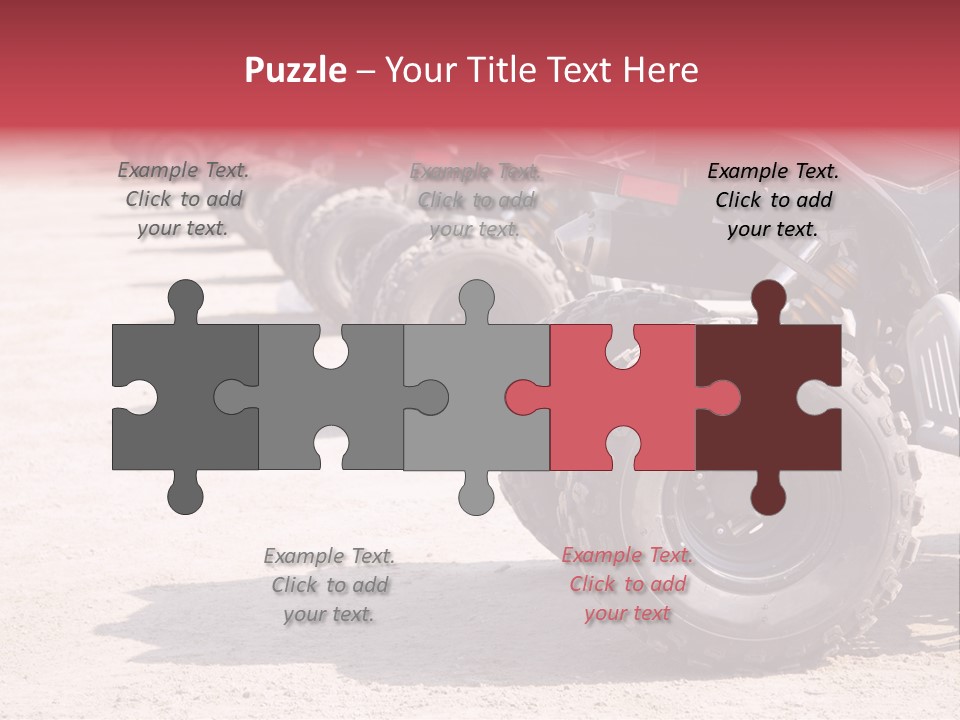Dirt Machine Quad PowerPoint Template