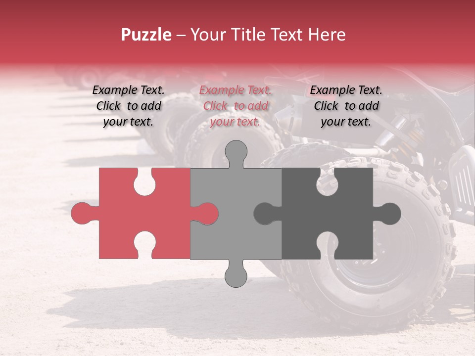 Dirt Machine Quad PowerPoint Template