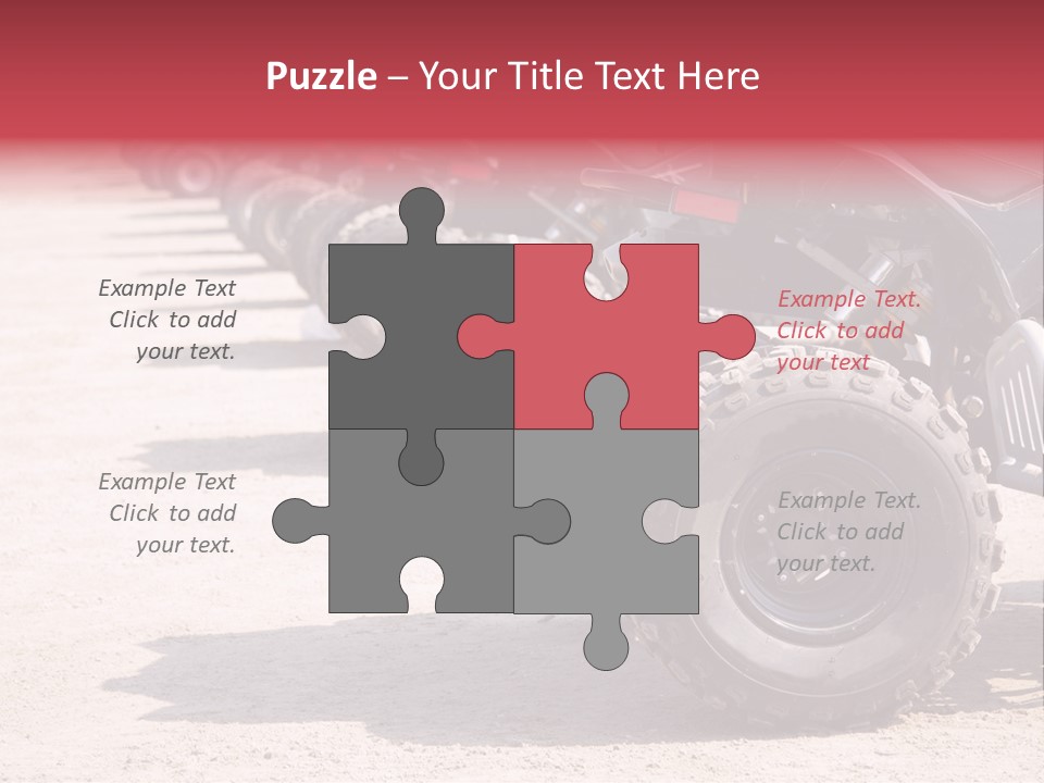 Dirt Machine Quad PowerPoint Template