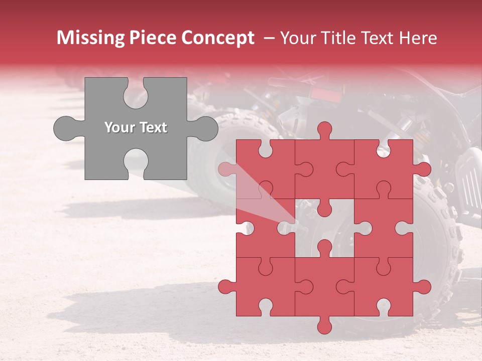 Dirt Machine Quad PowerPoint Template