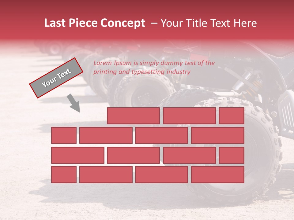 Dirt Machine Quad PowerPoint Template