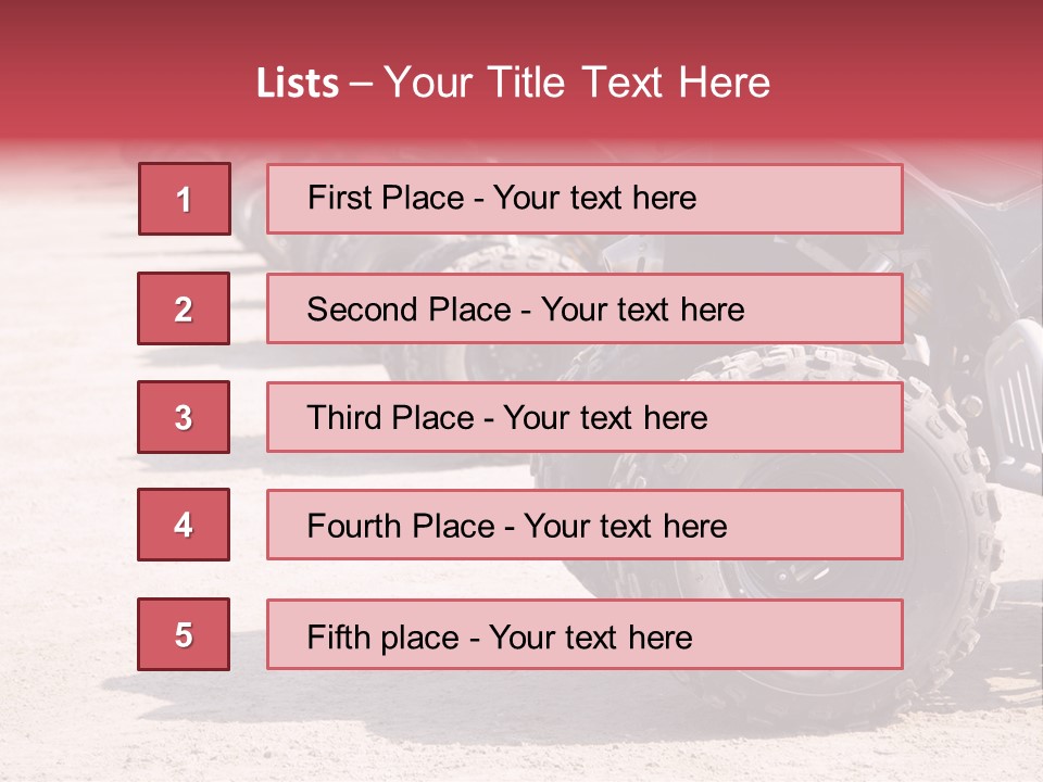 Dirt Machine Quad PowerPoint Template