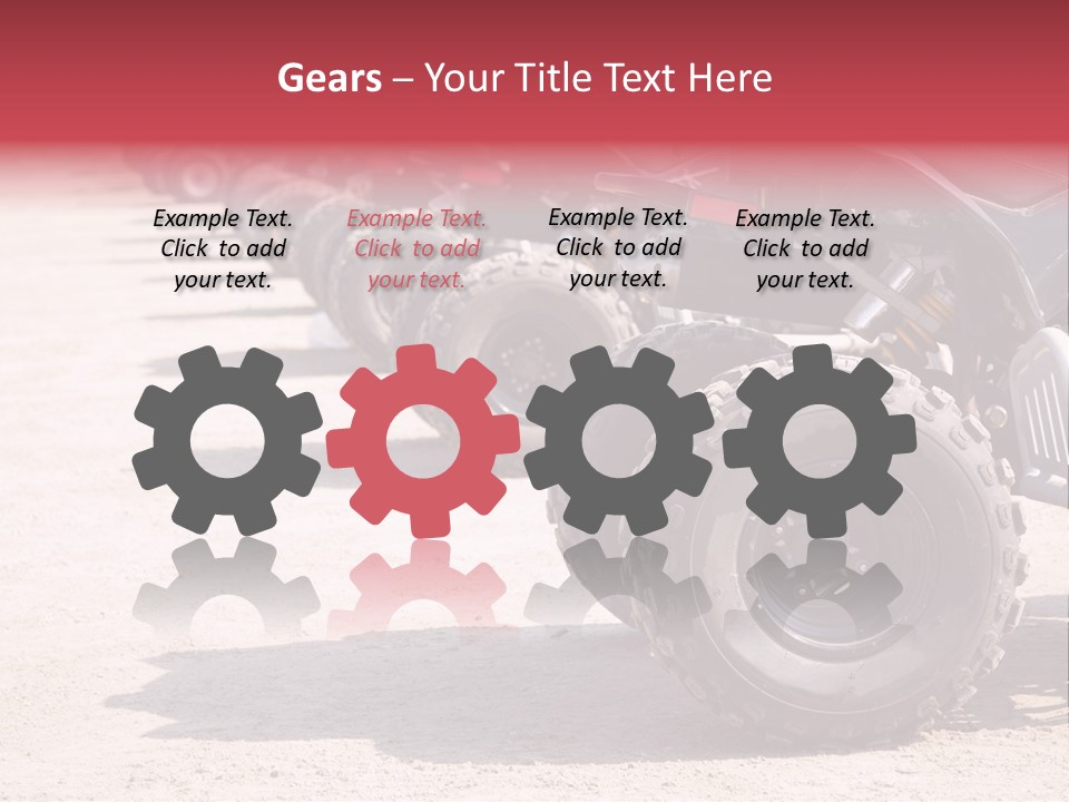 Dirt Machine Quad PowerPoint Template