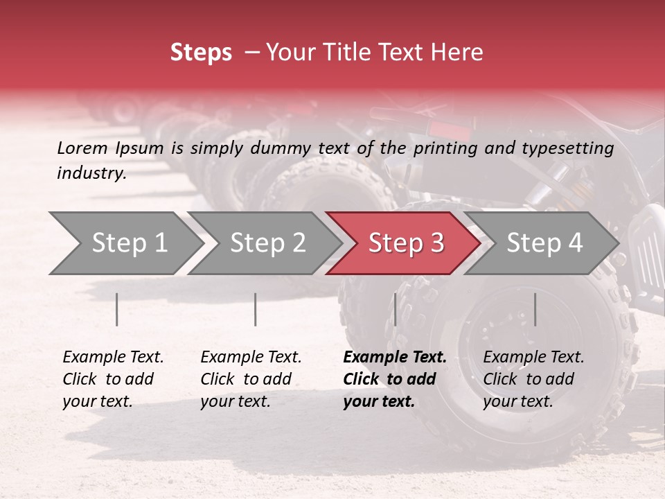 Dirt Machine Quad PowerPoint Template
