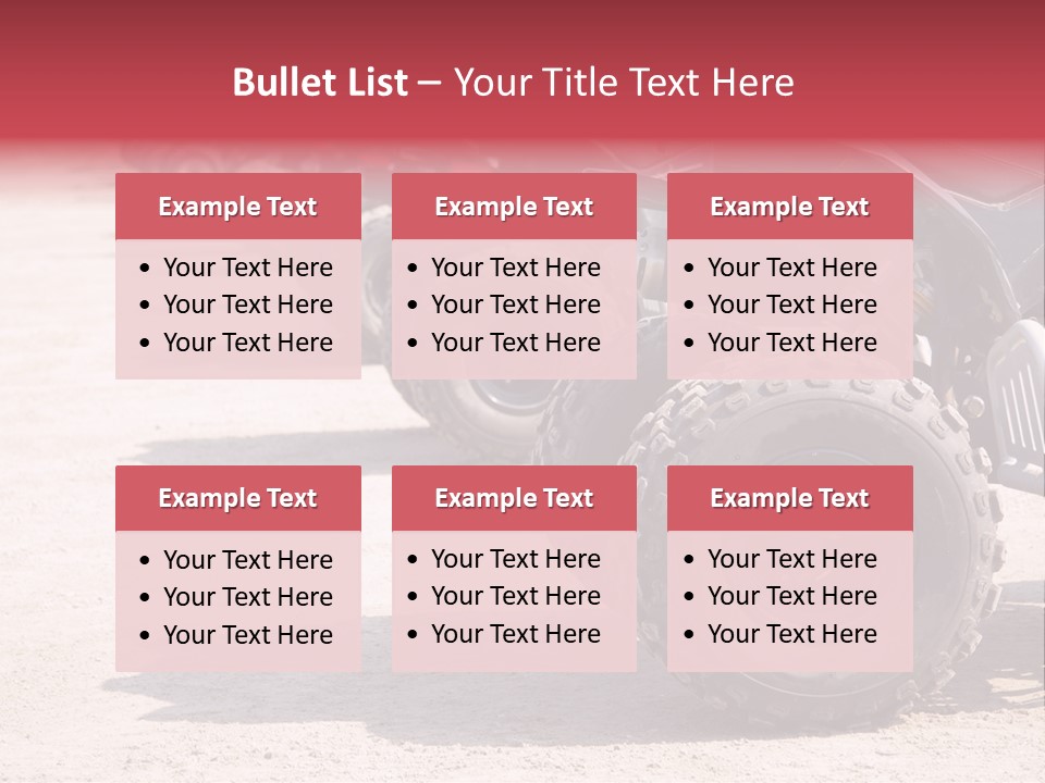 Dirt Machine Quad PowerPoint Template