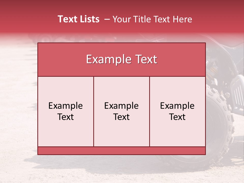 Dirt Machine Quad PowerPoint Template