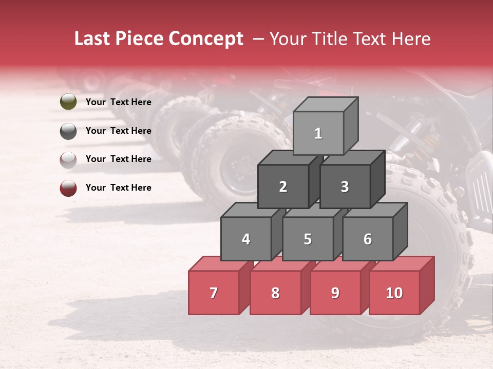 Dirt Machine Quad PowerPoint Template