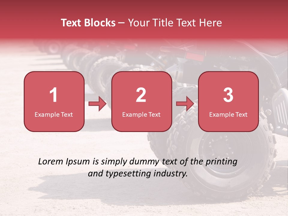 Dirt Machine Quad PowerPoint Template
