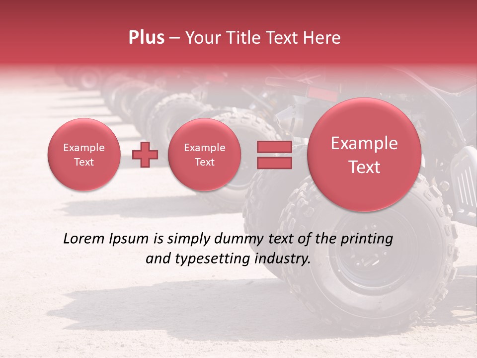 Dirt Machine Quad PowerPoint Template