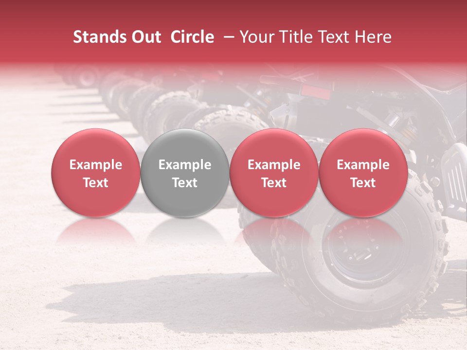 Dirt Machine Quad PowerPoint Template