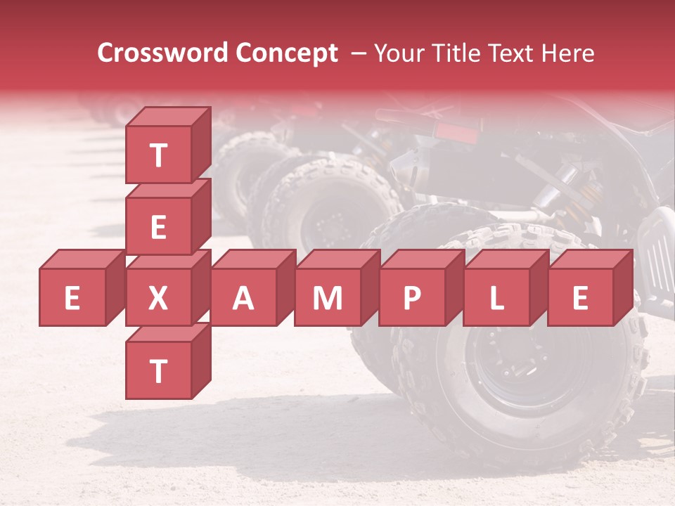 Dirt Machine Quad PowerPoint Template