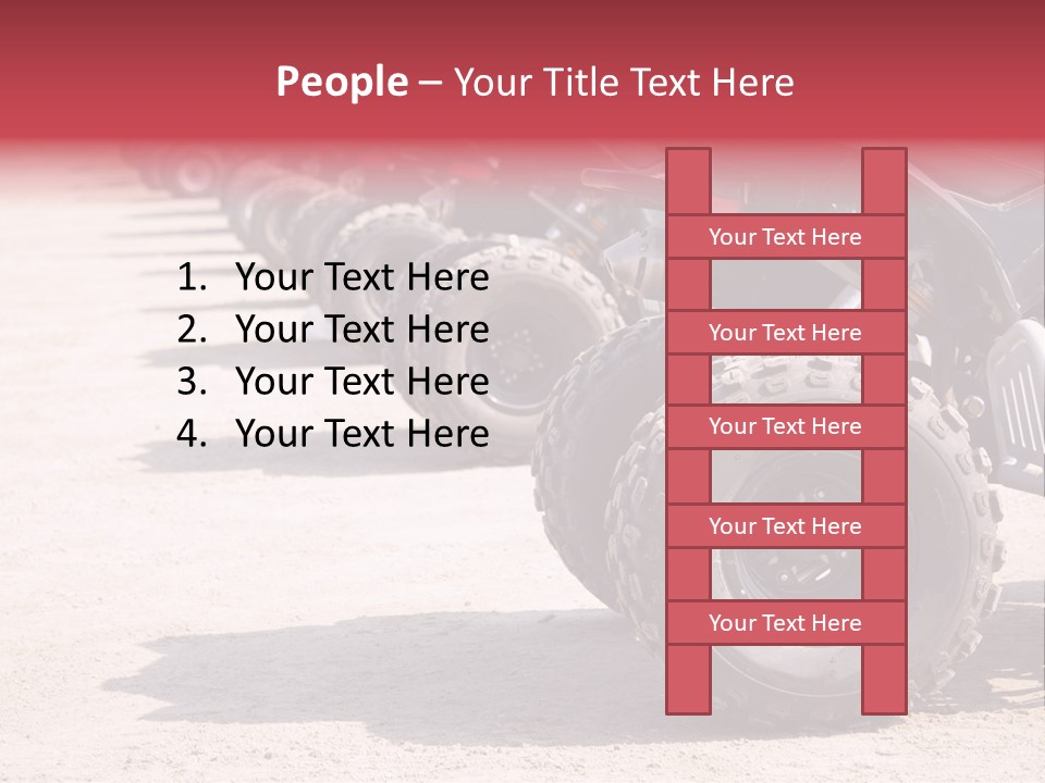 Dirt Machine Quad PowerPoint Template