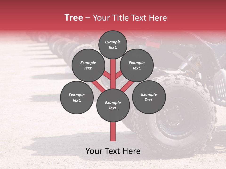 Dirt Machine Quad PowerPoint Template