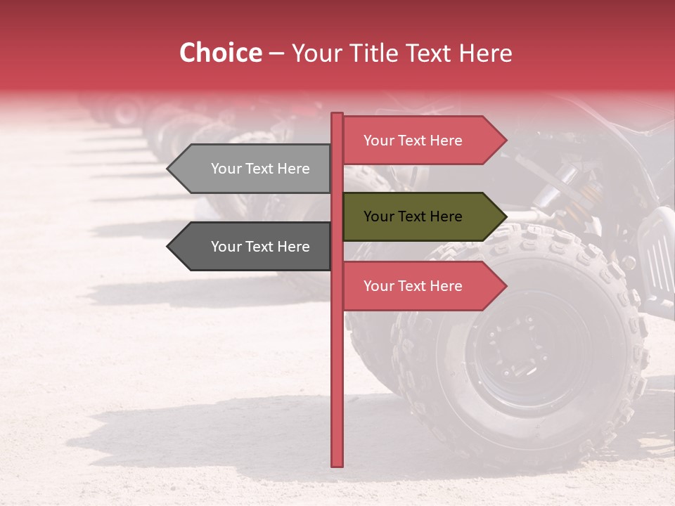 Dirt Machine Quad PowerPoint Template