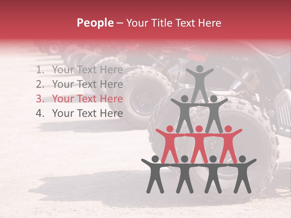 Dirt Machine Quad PowerPoint Template