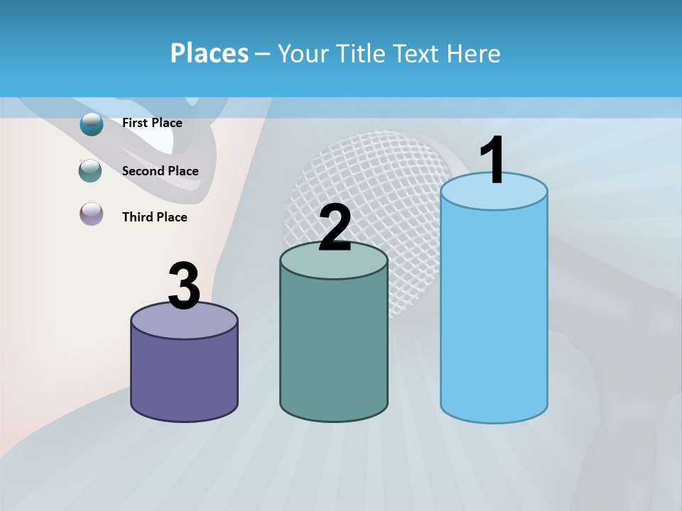 Listeners Lips Businesswoman PowerPoint Template