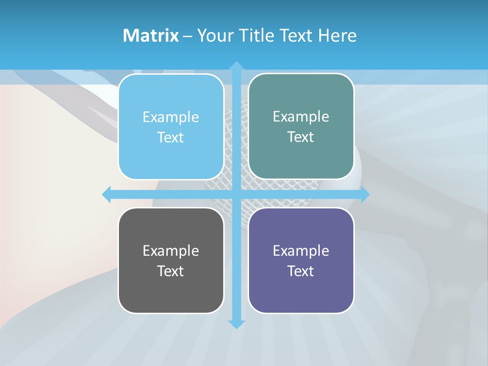 Listeners Lips Businesswoman PowerPoint Template