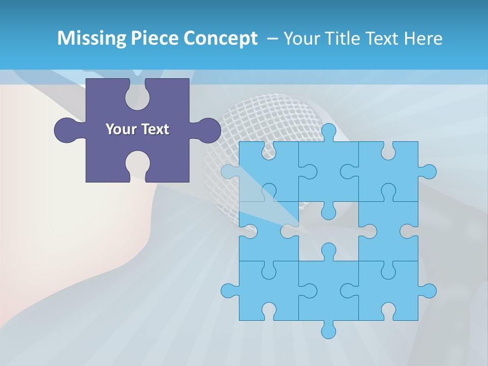 Listeners Lips Businesswoman PowerPoint Template