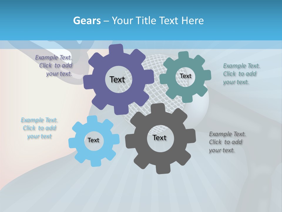 Listeners Lips Businesswoman PowerPoint Template