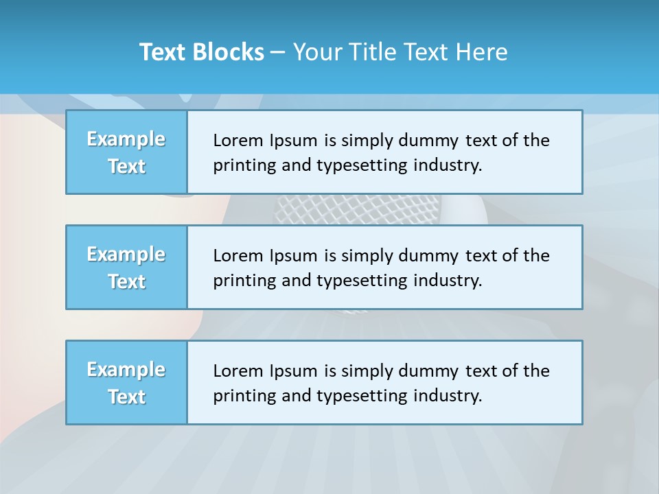 Listeners Lips Businesswoman PowerPoint Template