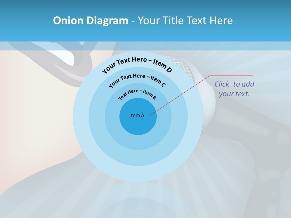 Listeners Lips Businesswoman PowerPoint Template