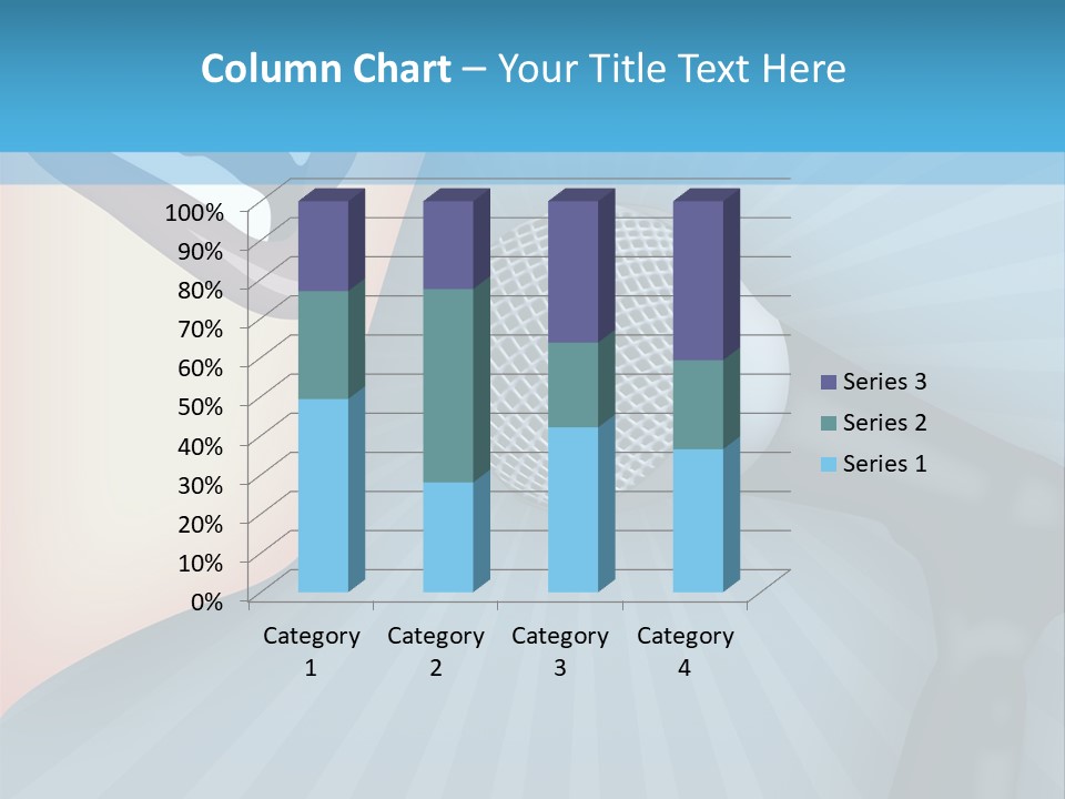Listeners Lips Businesswoman PowerPoint Template