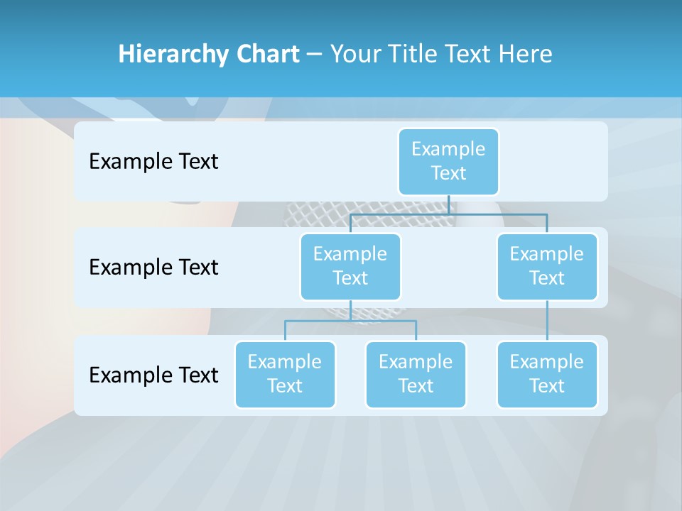 Listeners Lips Businesswoman PowerPoint Template