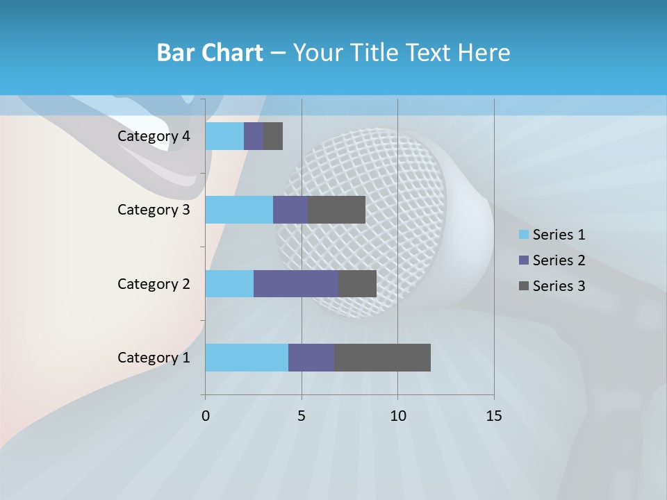Listeners Lips Businesswoman PowerPoint Template