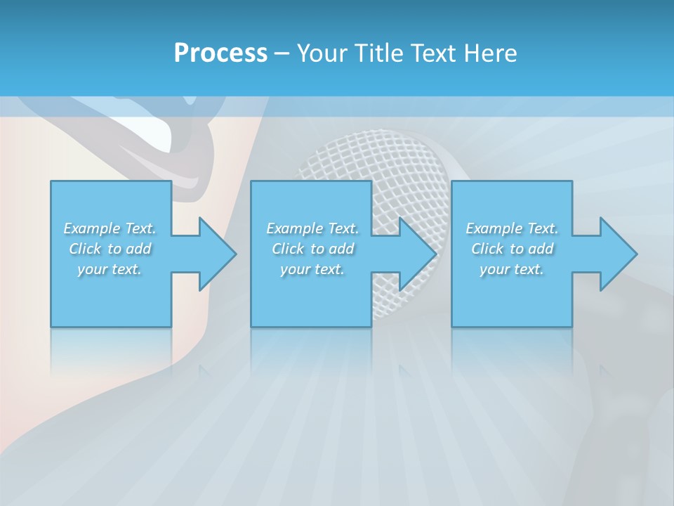 Listeners Lips Businesswoman PowerPoint Template