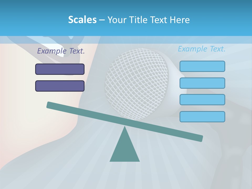 Listeners Lips Businesswoman PowerPoint Template