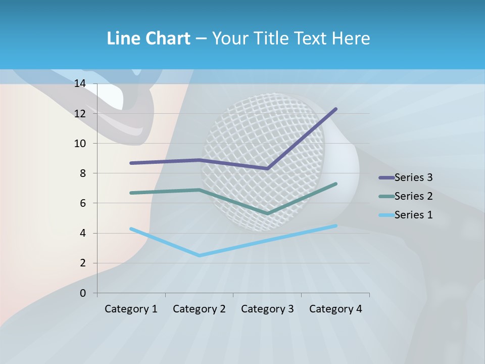 Listeners Lips Businesswoman PowerPoint Template