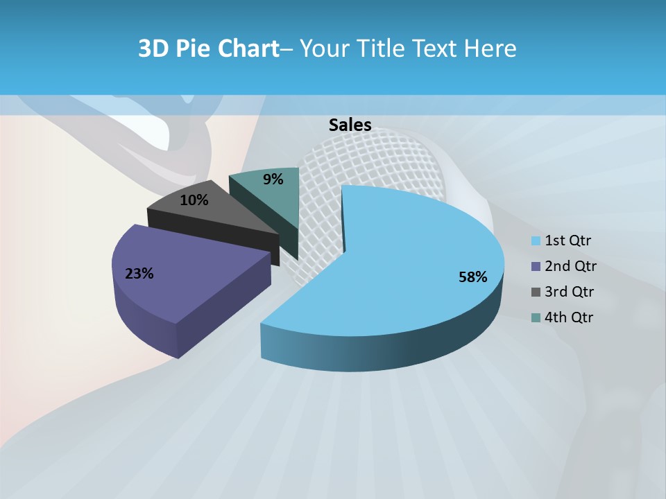 Listeners Lips Businesswoman PowerPoint Template
