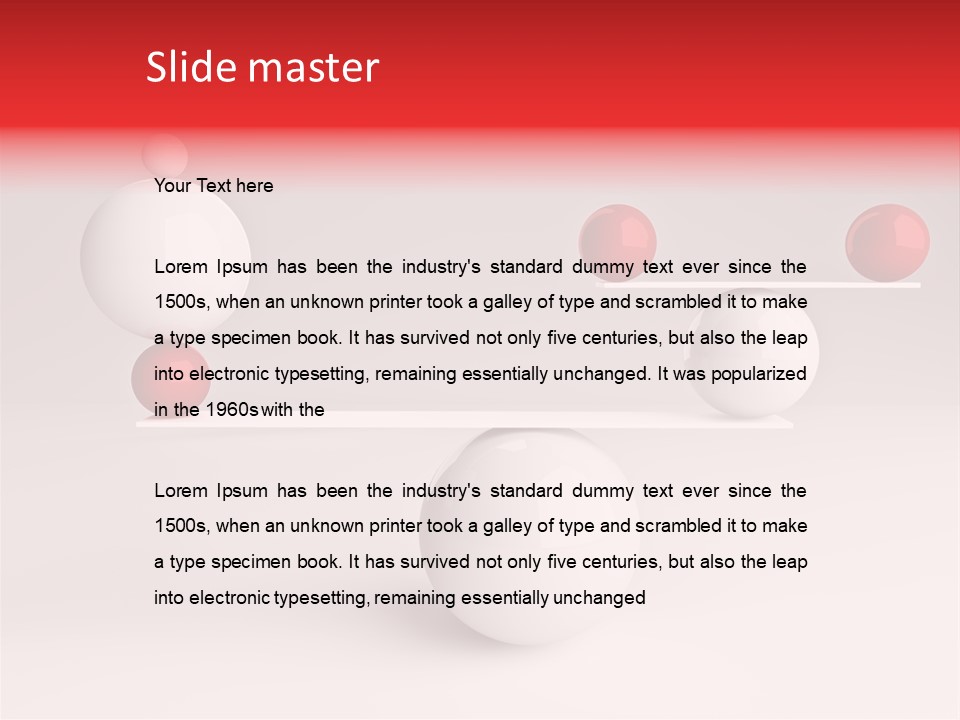 Sphere Business Scale PowerPoint Template