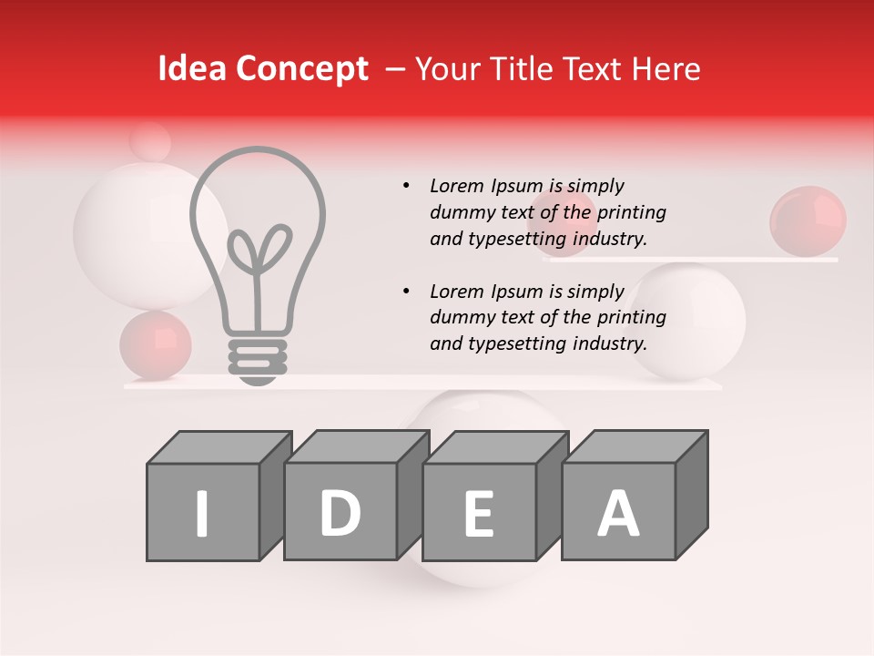 Sphere Business Scale PowerPoint Template