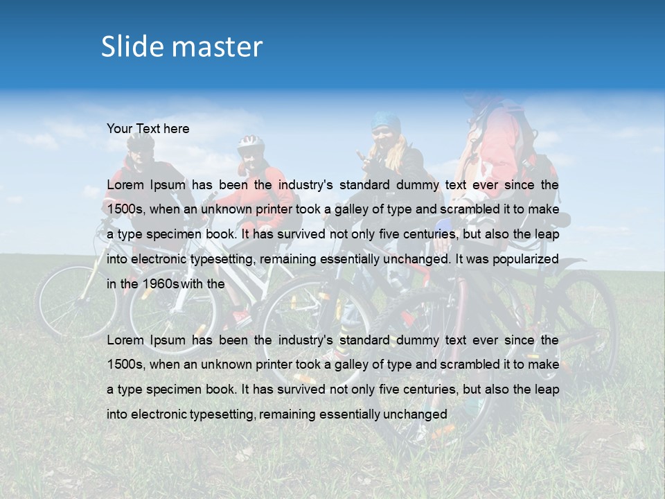 Tour Outside Sky PowerPoint Template