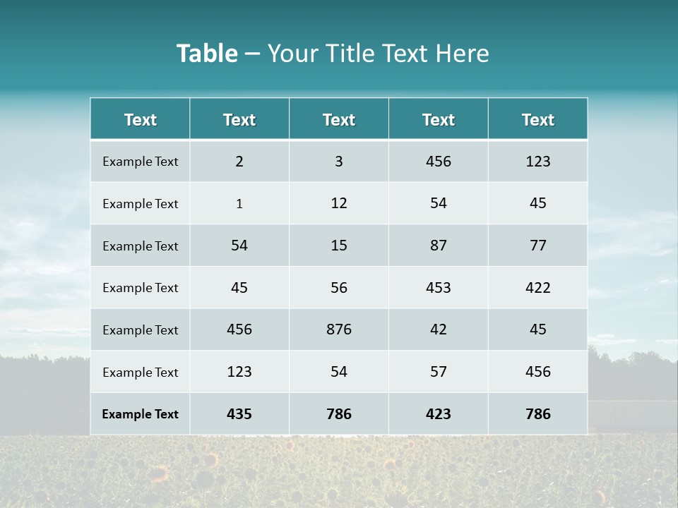 Trucking Vehicle Road PowerPoint Template