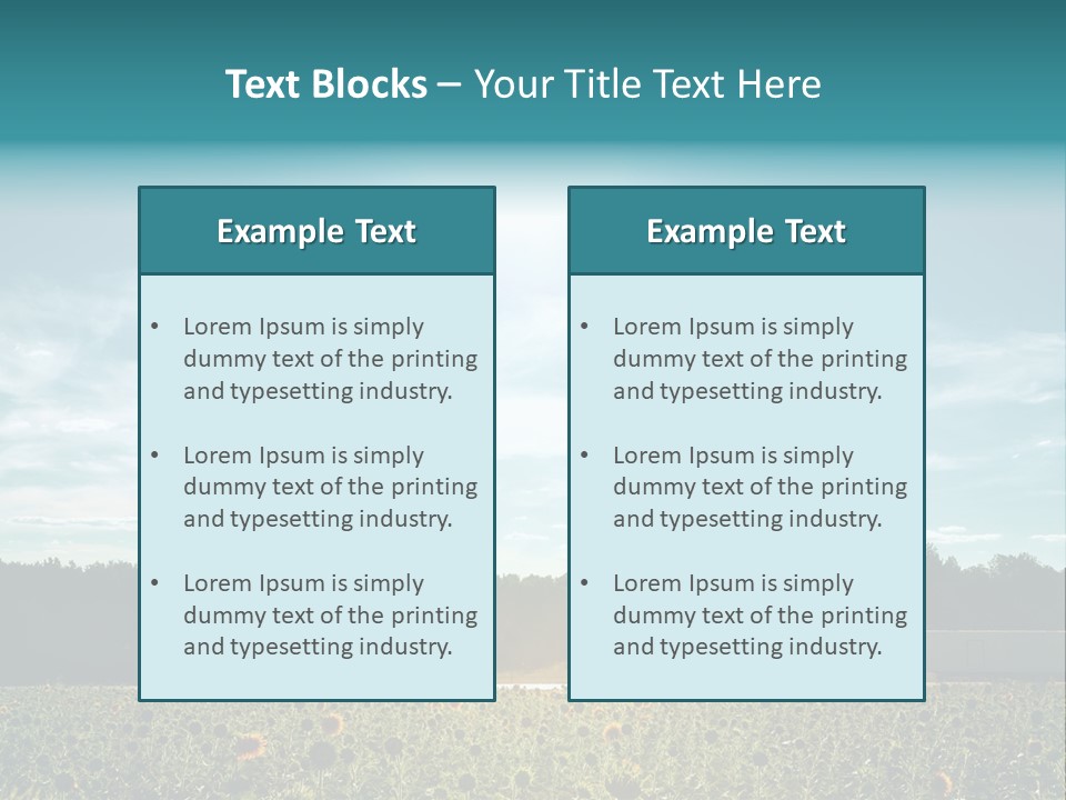 Trucking Vehicle Road PowerPoint Template